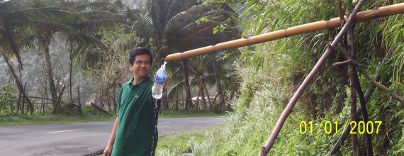 Fresh mountain spring water